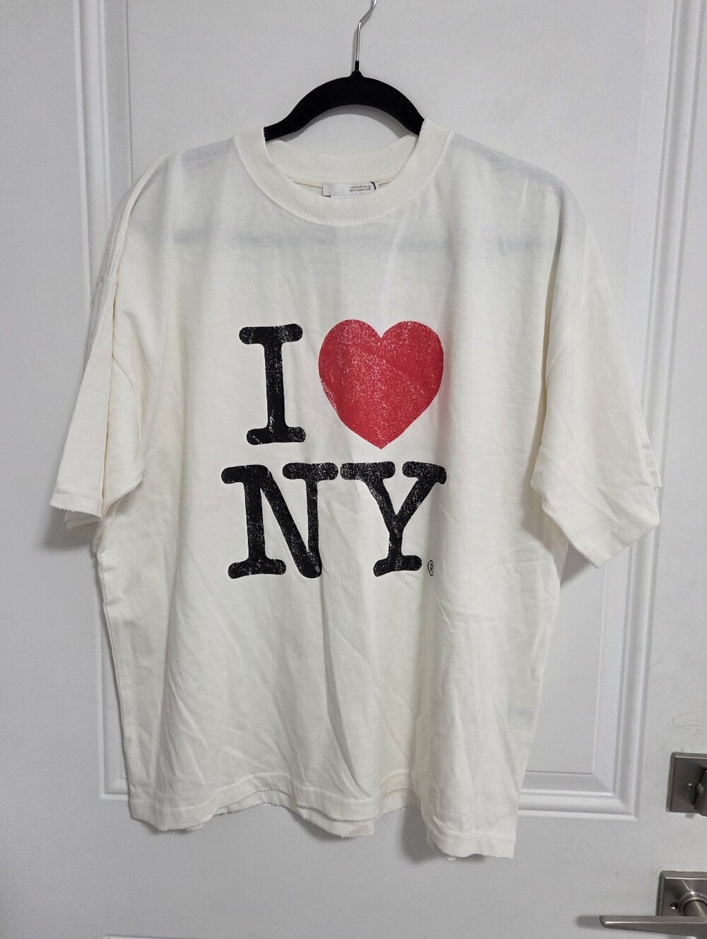 NWT - Zara Women's Oversized "I LOVE NY" Tee - Size M